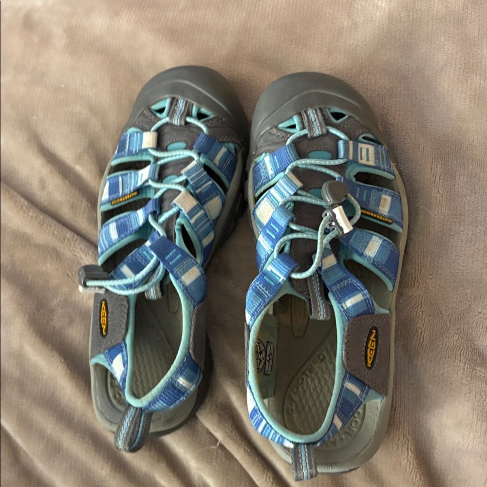Keen Multi-Blue and Gray hypersport Outdoor Sandals